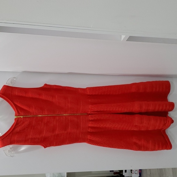 Orange knit juicy couture dress sleeveless small. S3 - Picture 2 of 3